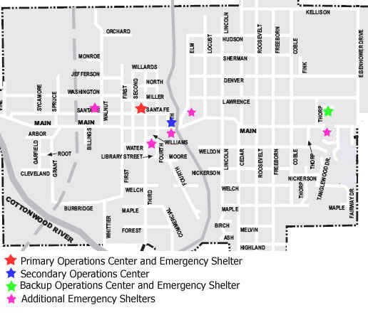 Emergency Shelter Map